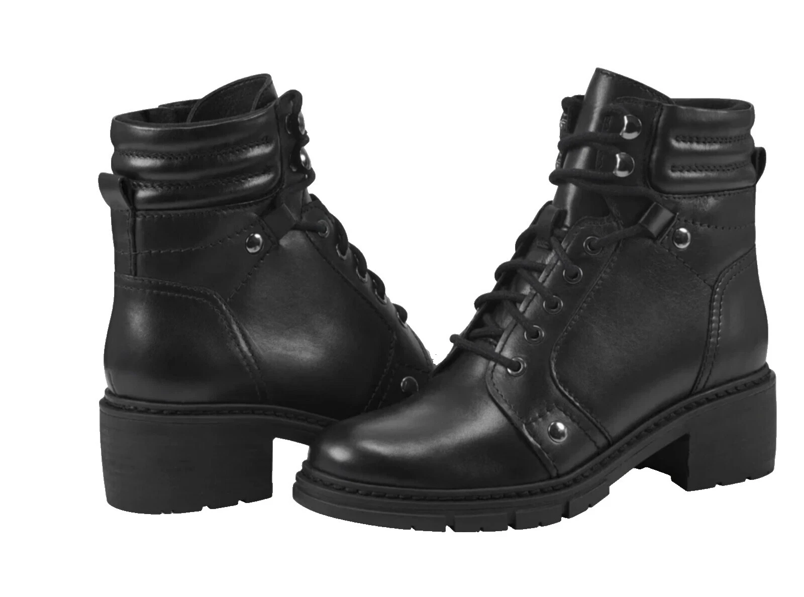 Женские деловые сапоги Earth с верхней кожей