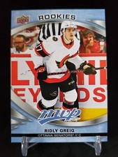 2023-24 UD MVP HOCKEY RIDLY GREIG #233 ROOKIE OTTAWA SENATORS RC