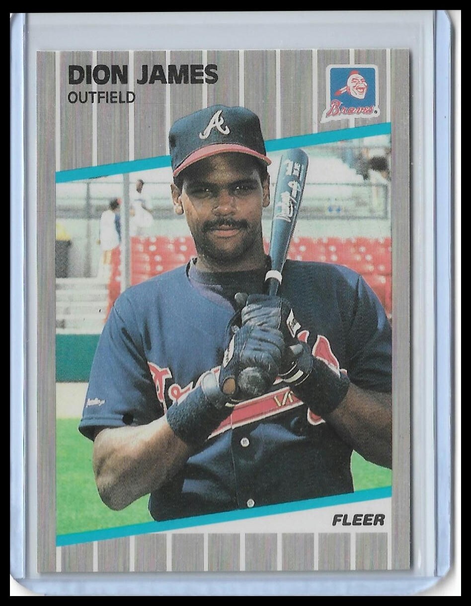 1989 Fleer Glossy - Dion James #594