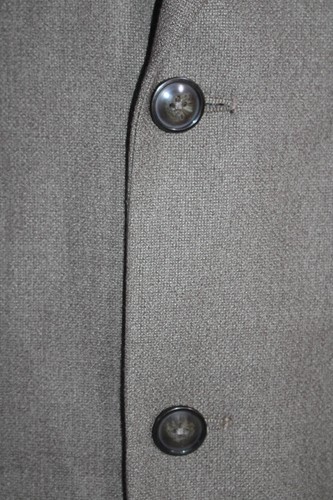 Giacca blazer uomo Stafford freccette colletto bottoni manica lunga marrone taglia EUR42 - Foto 6 di 10