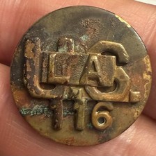 Fort Polk, Louisiana 116th Military Intelligence (Aerial) Brigade Brass Pin