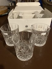 Royal Dolton “Earlswood” Six Fine Crystal Tumblers New Box Opened RRP £80
