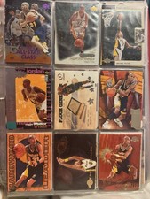RARE VINTAGE 90s Upper Deck Fleer Topps Autographed NBA NFL Cards Jordan Deion 