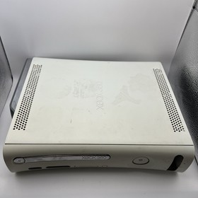 Microsoft Xbox 360 120GB white Phat Jasper Console + Cords Power No Controller