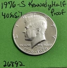 1976 S Kennedy Bicentennial Half Dollar 50c Proof 40% Silver 50c US Coin