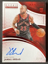 Jamal Shead 2024-25 Panini Immaculate Rookie International Auto RC /15 #RAI-JML