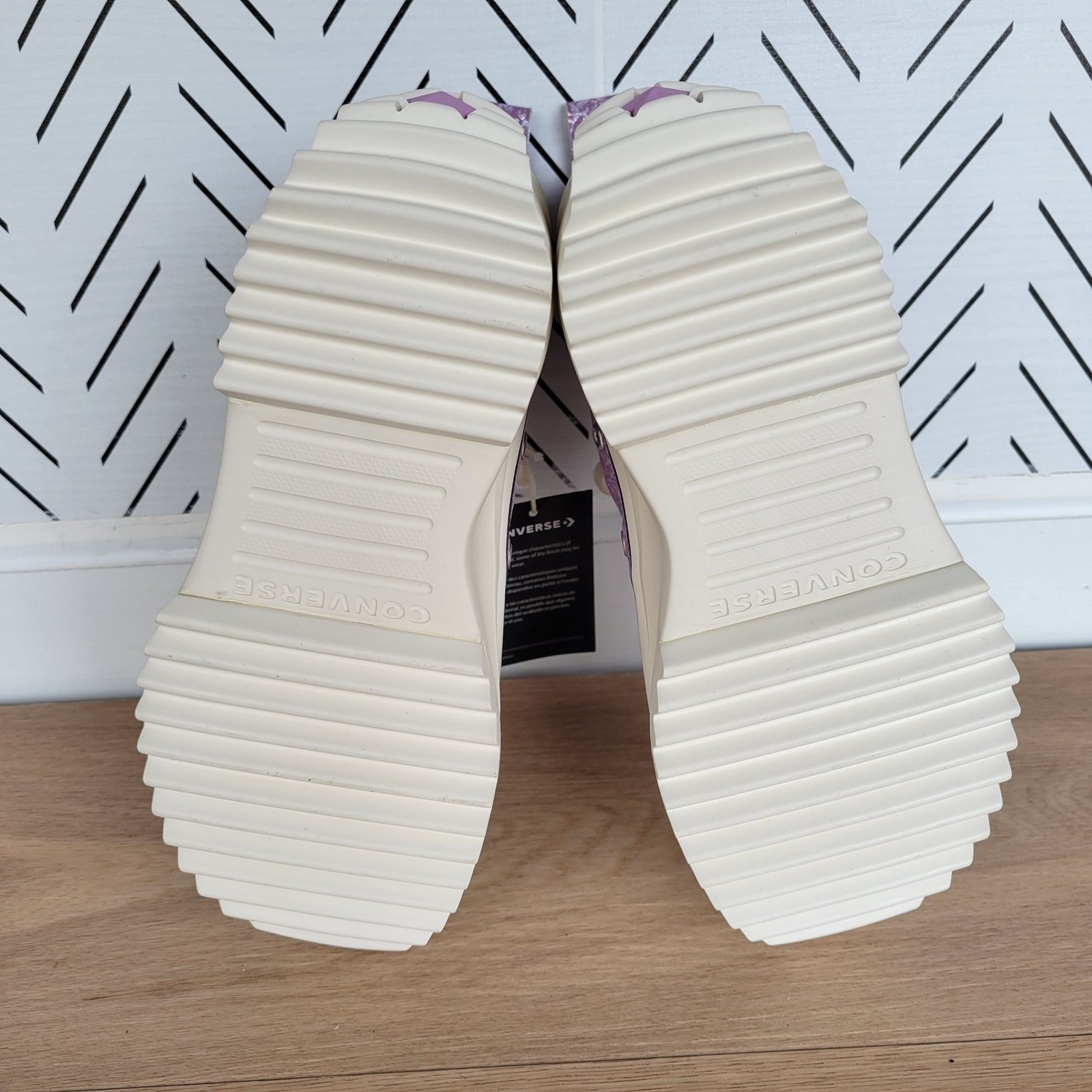 ⭐Converse Run Star Hike Hi 6 Womens Shoes Sneaker Purple Glitter Sneaker A10096C thumbnail 6