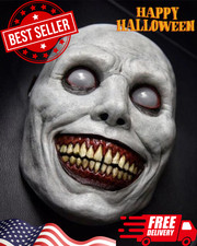Adults Halloween Scary Zombie Vampire Mask - Reusable With Adjustable Earloops