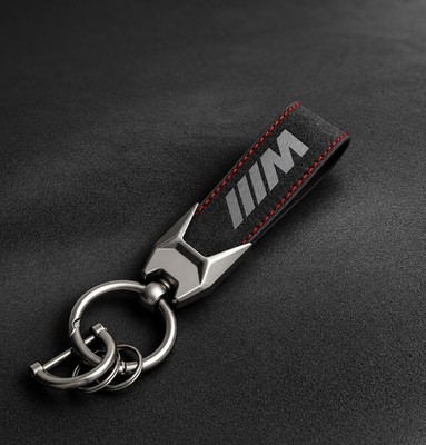 Luxus Wildleder Leder Schlüsselanhänger - Premium BMW M Sport Performance Key chain Geschenk