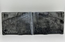 Large Vintage Lead/Pewter Tank  soldier WWI Mold A6 