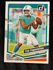 2023 Panini Donruss Tua Tagovailoa Miami Dolphins NFL Football Card No. 190