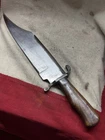 Very Rare Confederate (CSA) Civil War Bowie Knife, Rebel Sidearm With Clip Point
