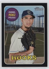 2018 Topps Heritage Minor League Edition Black 46/50 Cionel Perez #155 0rd2