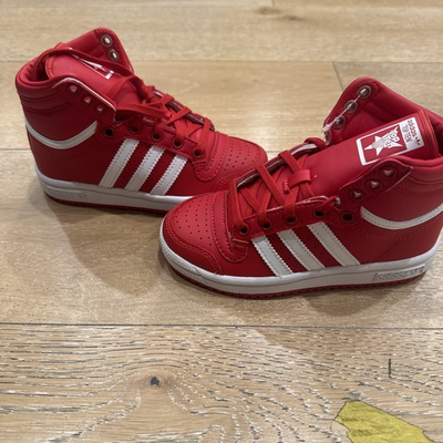 #ad Adidas Originals Top Ten RB Red White Youth Size 11K High Top $49.99