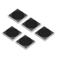 5Pcs Square Coin Holder Case, Coin Collection Case Storage Clear, 16-36mm 