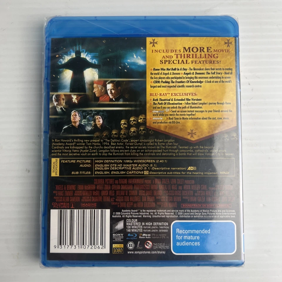 Angels & Demons (Blu-ray, 2009) - image 2 of 4