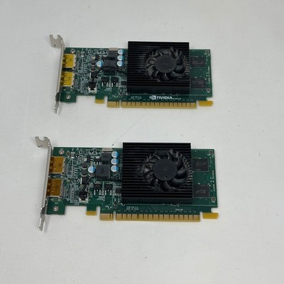 Lot of 2 NVIDIA GeForce GT 720 Micro Star 2GB GDDR5 Graphics Card MS-V338