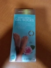 Moisturizing Silicone Aloe Spa Socks with Vitamin E & Jojoba Oil - Large (9-10)