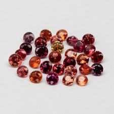 💎 30pcs Lot 1.97ct t.w VS-VVS Round Brilliant Multi-Color Sapphire Songea Gems