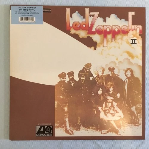 LED ZEPPELIN - LED ZEPPELIN II + DELUXE X 2 LPS - 2014 ISSUE - EX
