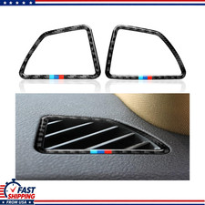 Carbon Fiber Air Vent Cover Sticker Trim Decal 2pcs Bmw X5 E70x6 E71 2007 2008