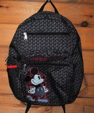 Disney Parks Mickey Mouse Backpack w/ Zipper Compartments