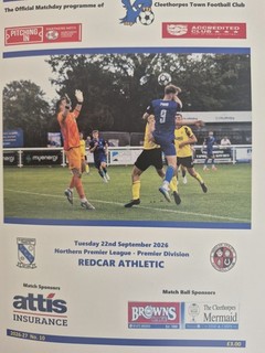 25/26 Cleethorpes Town v Redcar Athletic sept npl