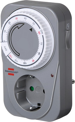 Brennenstuhl Mechanischer Countdown Timer MC 120, 1506590 (1)
