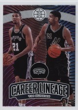 2019-20 Panini Illusions Career Lineage Tim Duncan #9 HOF 0t2