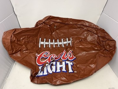 Coors Light Inflatable Football Brown Used