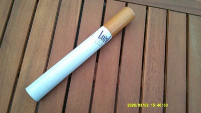 Lord Extra. Werbezigarette mit Mikadospiel, 25,5 c. ~ Lord Ultra. Pappe und Holz
