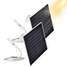 Solar Panel for Security Camera 5V 9W, IP65 Waterproof Camera SolarPanel with...