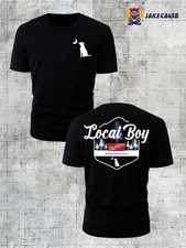 Local Boy Outfitters Tee – Dog Moon Graphic Southern Outdoor Vintage Shirt