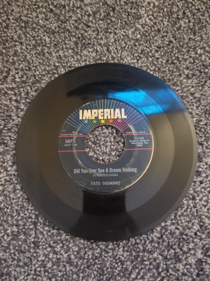 FATS DOMINO 45 DID YOU EVER SEE/ STOP THE CLOCK IMPERIAL 5875 (A5A25) - Image 2 of 3