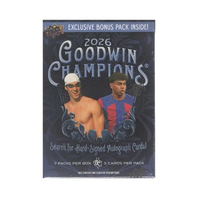 2026 Upper Deck Goodwin Champions Blaster Box - 7 Packs ~ Factory Sealed