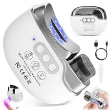 NEW Electric Automatic Nail Clippers With Light Trimmer Nail Cutter Manicure