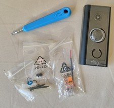 Ring Video Doorbell Wired - Black - Google Alexa 5AT3TS HD Video RRP £50