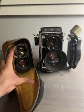 Mamiya C220 kit TLR Film Camera 120mm w/ Mamiya-Sekor 65mm 105mm f/3.5 Lens