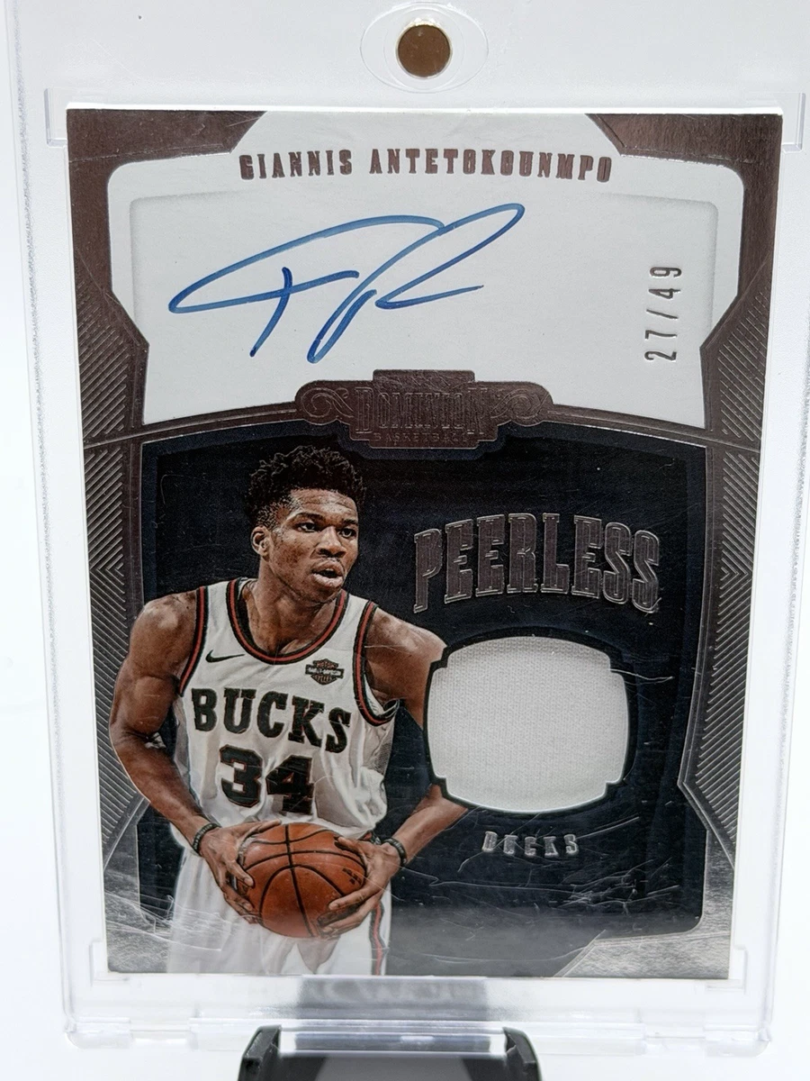 Giannis Antetokounmpo Serial Numbered Basketball Sports Trading