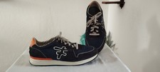 Hochwertige Floris van Bommel Sneaker – Blau/Orange – Gr. 9 ca. 44,5/45
