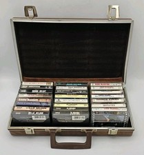 Lot of 21 Country Music Cassette Tapes  Case Really Good Titles Classic Vintage
