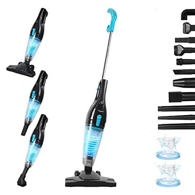  Corded Vacuum Cleaner, 15KPa Powerful Suction with 400W Motor, 12 in #3 Black
