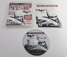 Batman: Arkham City - Game of the Year Edition (Sony PS3, 2012) CIB Case Manual