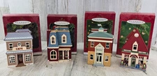 Hallmark Nostalgic Houses and Shops Ornaments 1997, 1999, 2000, 2001