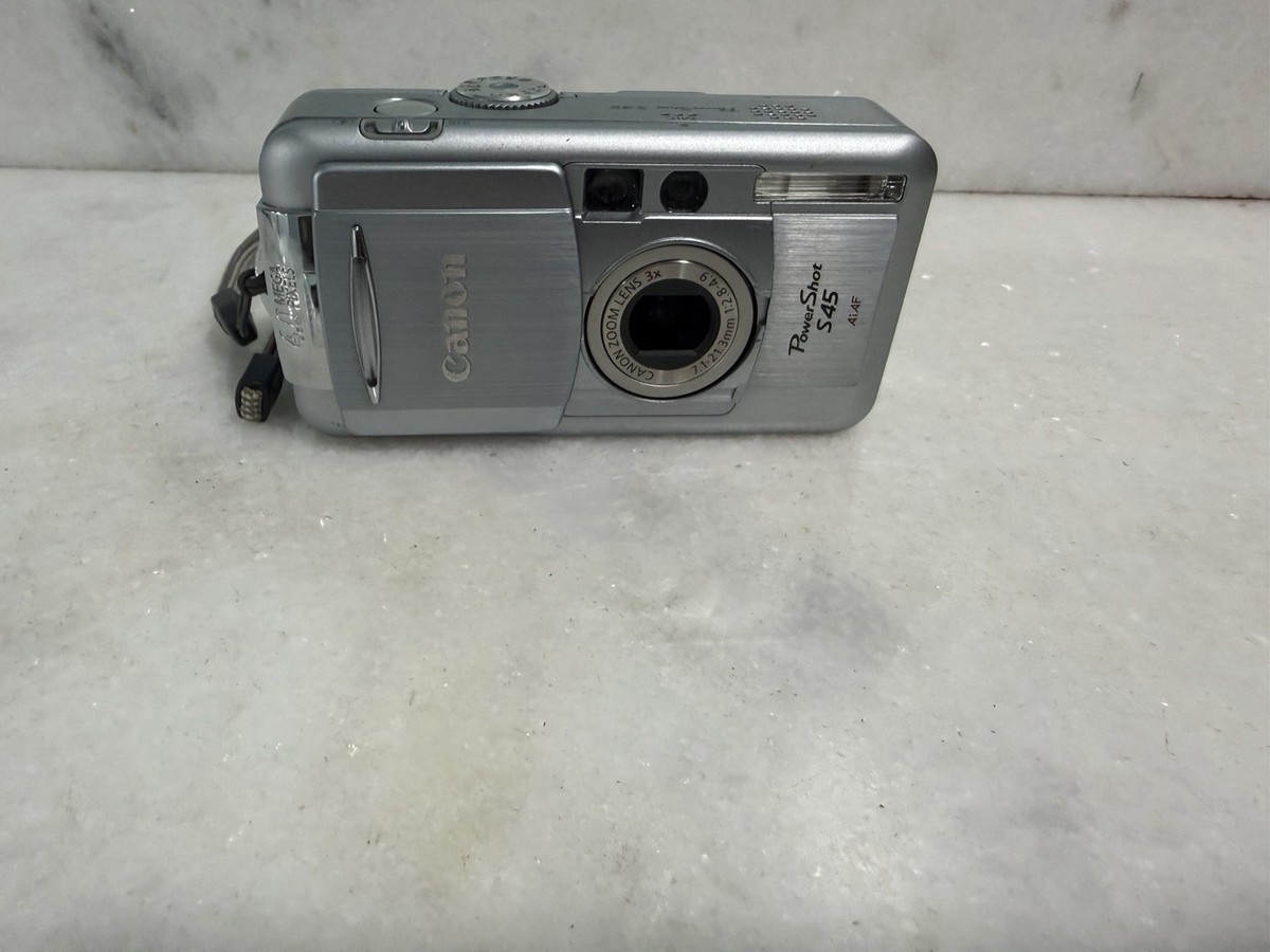 Canon PowerShot S45 4MP Digital Camera - Silver No Charger | eBay