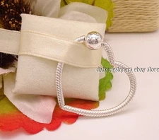 NEW Pandora Open Heart Charm Carrier Pendant 399505C00 Retired