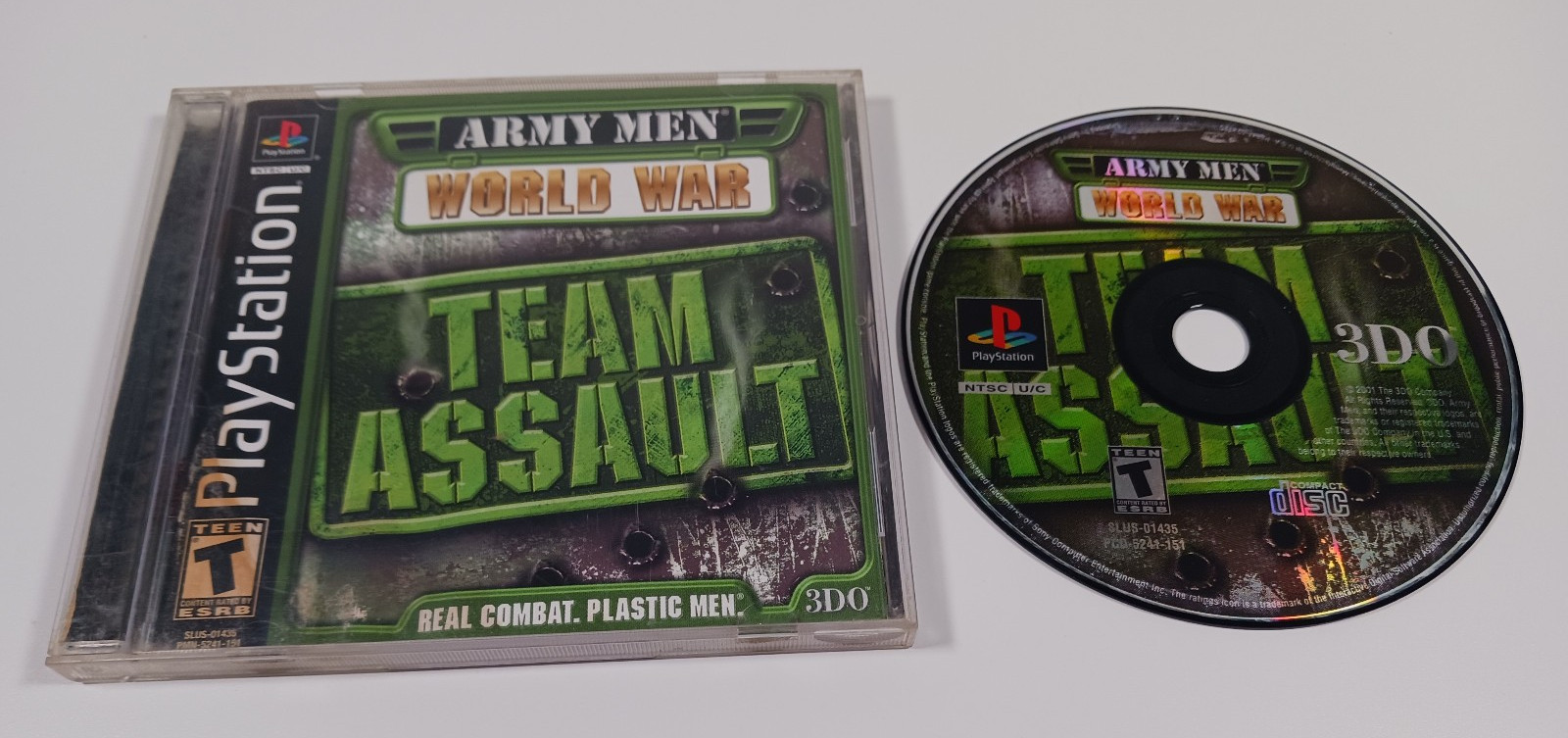 Army Men World War: Team Assault (PlayStation 1, 2001 PS1) - Complete, Tested