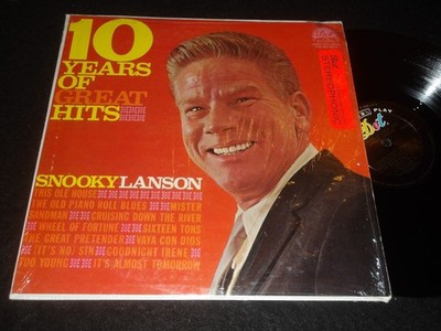 SNOOKY LANSON 10 Years of Great Hits LP DOT Stereo In Shrinkwrp VOCAL Hit Parade