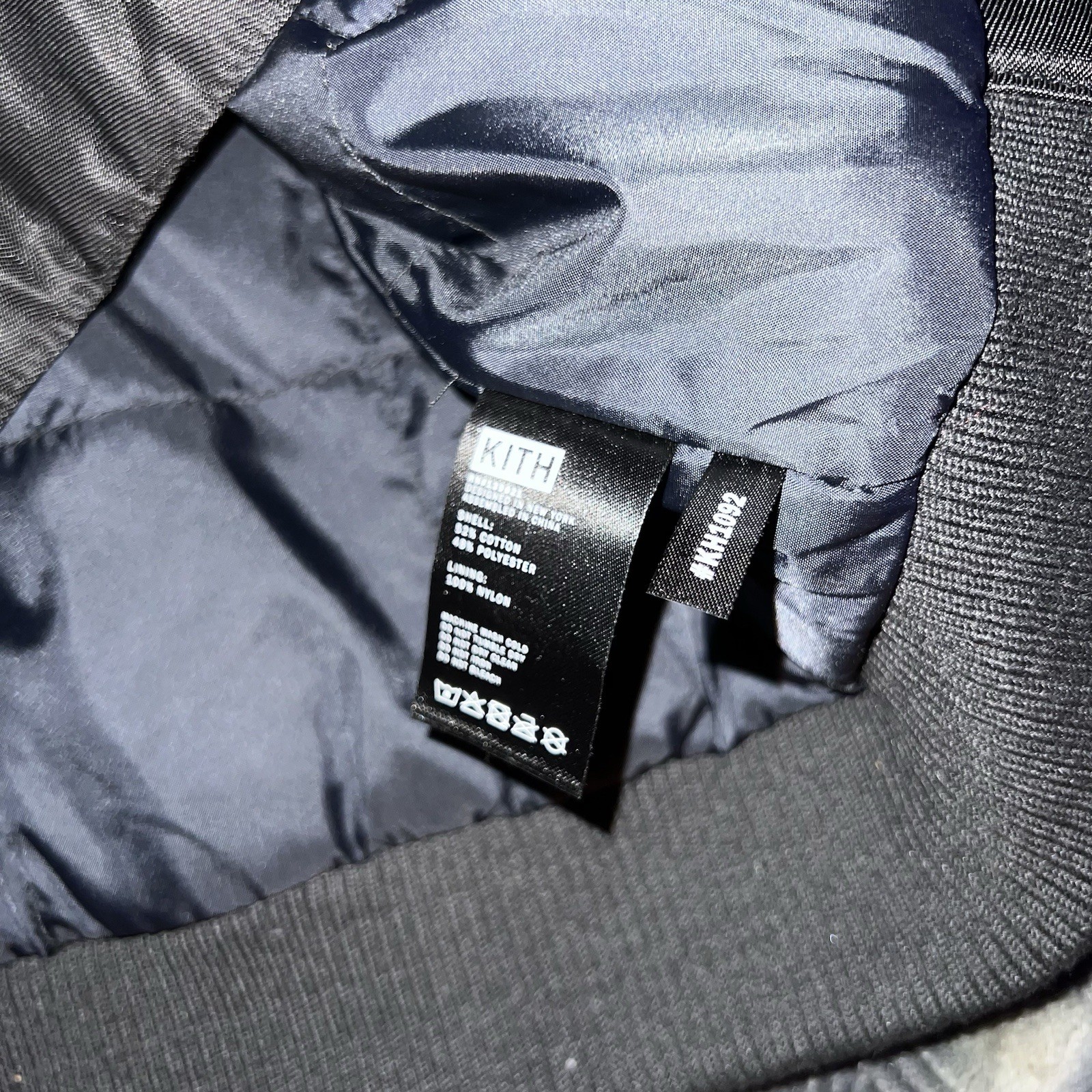 Kith Racing Jacket Patchwork Black XXL - image 3