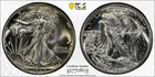 1942 50C Silver Walking Liberty Half Dollar PCGS MS 65 Gold Rim Toning